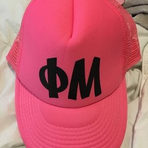 phi mu pink hat